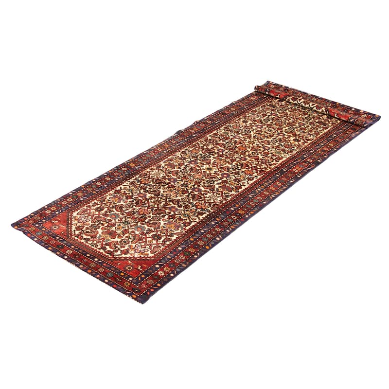 ECARPETGALLERY Hand-knotted Andelz Cream Wool Rug - 3'4 x 10'1