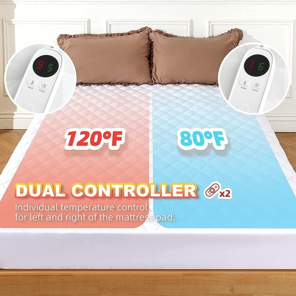 Temperature Regulating Quilted Electric Heated Mattress Pad On Sale Bed Bath Beyond 36899067