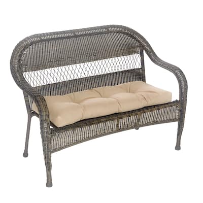 Klear Vu Husk Birch Indoor/Outdoor Patio Bench Cushion