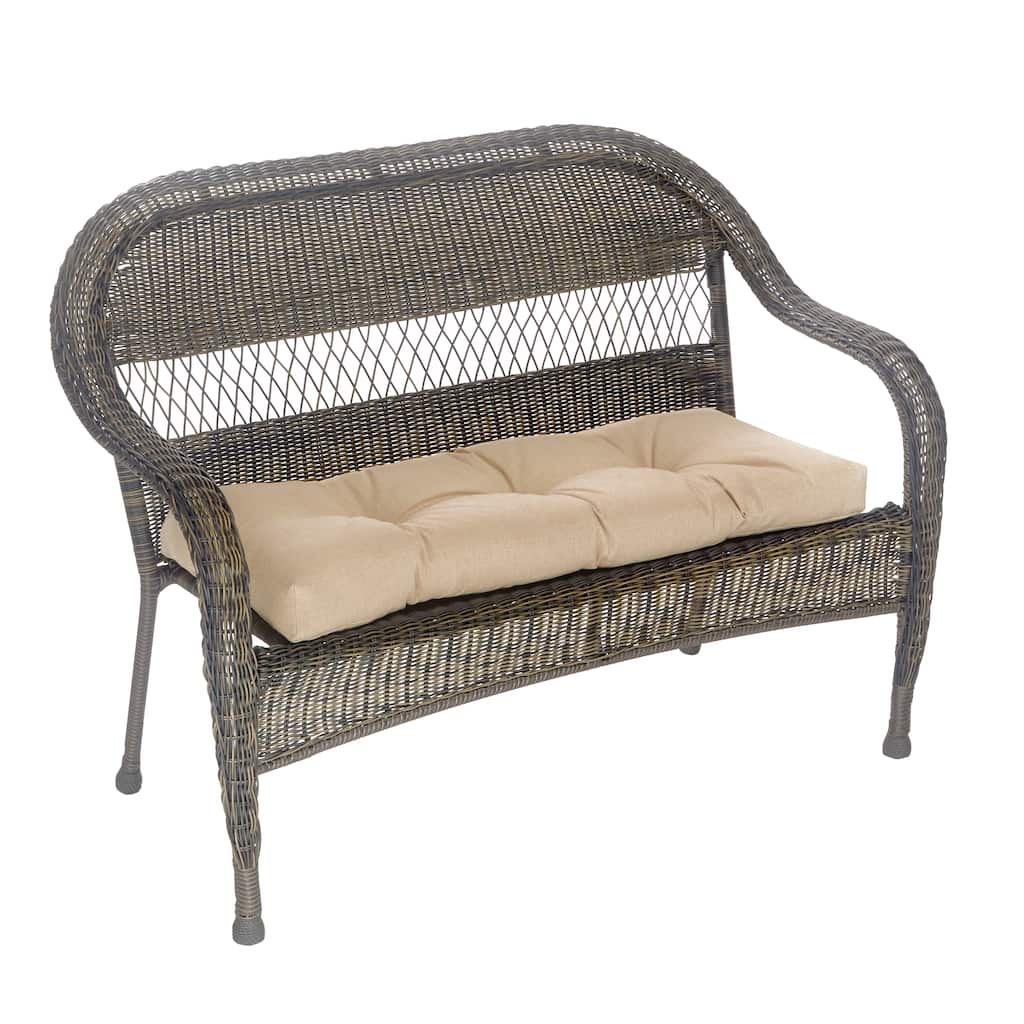 Klear Vu Husk Birch Indoor/Outdoor Patio Bench Cushion