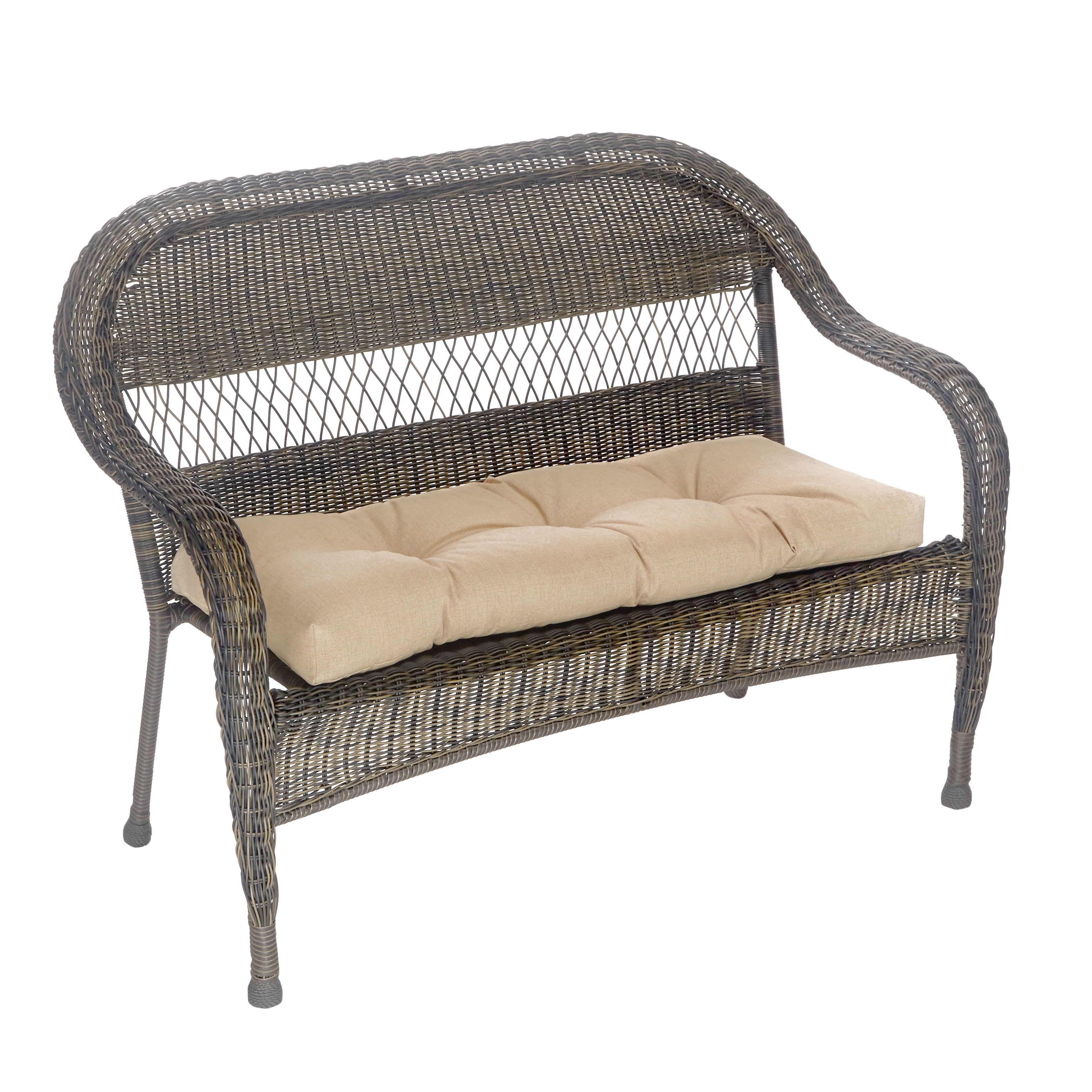 Klear Vu Husk Birch Indoor/Outdoor Patio Bench Cushion