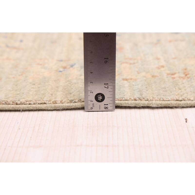 ECARPETGALLERY Hand-knotted Jules Serapi Blue Wool Rug - 8'11 x 12'0