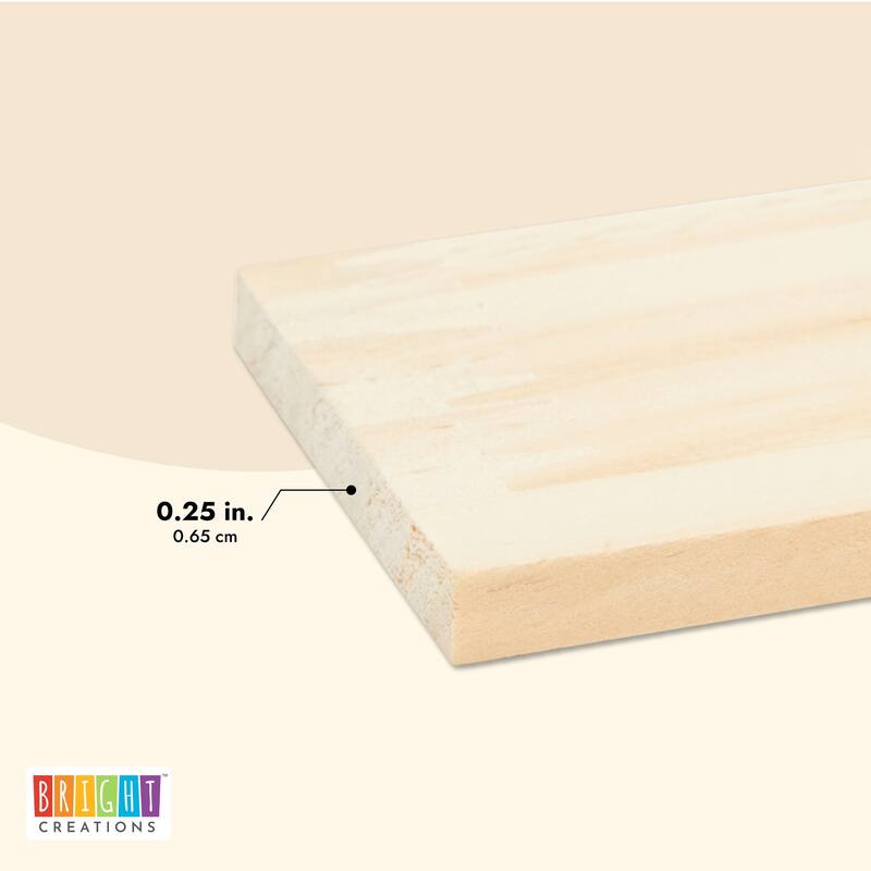 Bright Creations 15 Pack Unfinished Wooden Coaster Wood Square Cutout Tiles for DIY Crafts 2x2"