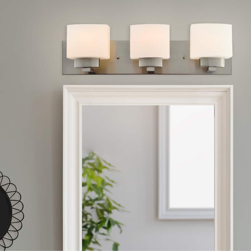 Dove Creek Traditional 3-Light Indoor Dimmable Bathroom Vanity Light