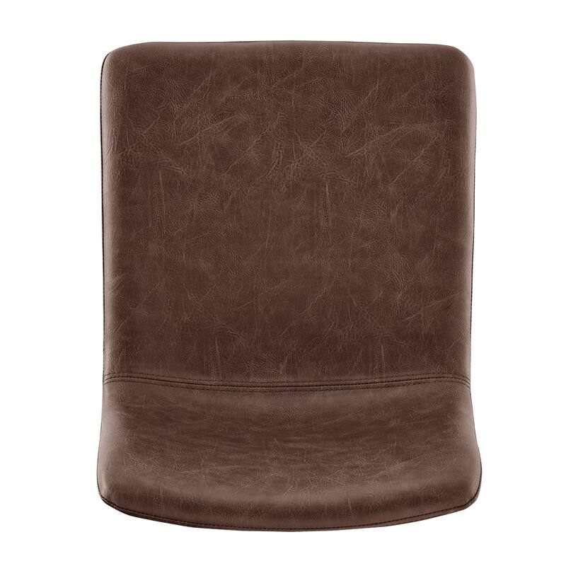 NPD Furniture Bruce Faux Leather Gaslift Bar Stool (Set of 2)