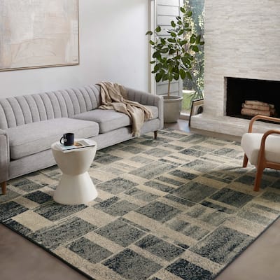 Alexander Home Bradford Modern Industrial Area Rug