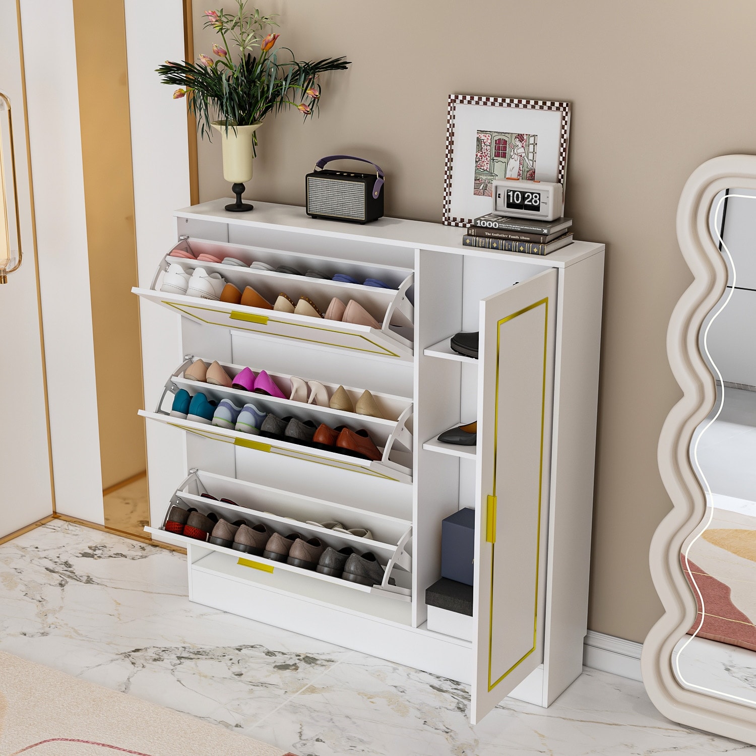 Shallow shoe rack new arrivals