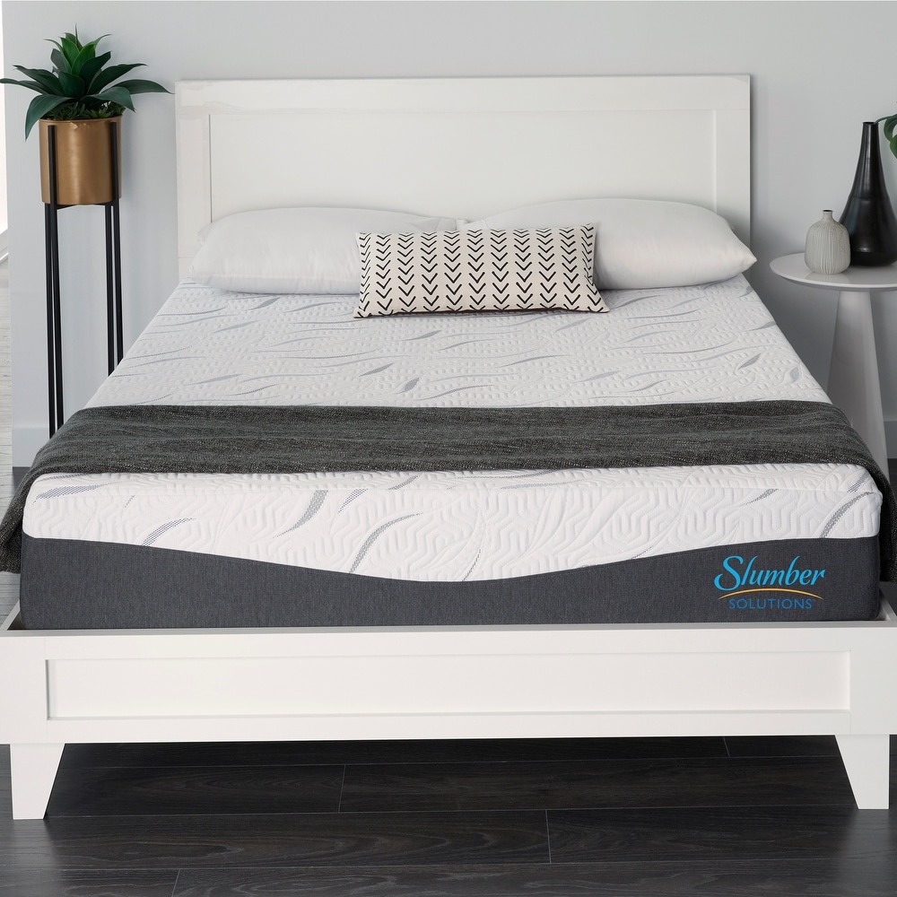 Slumber Solutions 3-inch Memory Foam Mattress Topper - On Sale - Bed Bath &  Beyond - 4577449