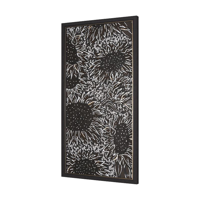 Sunflower Fest III Framed Art Print