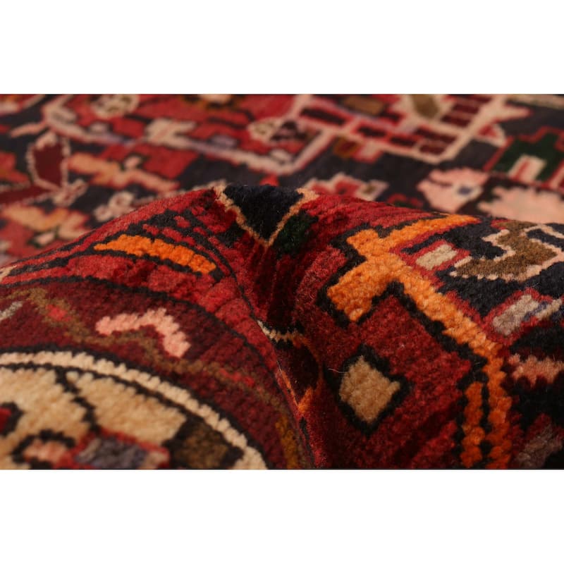 ECARPETGALLERY Hand-knotted Andelz Red Wool Rug - 3'5 x 12'2