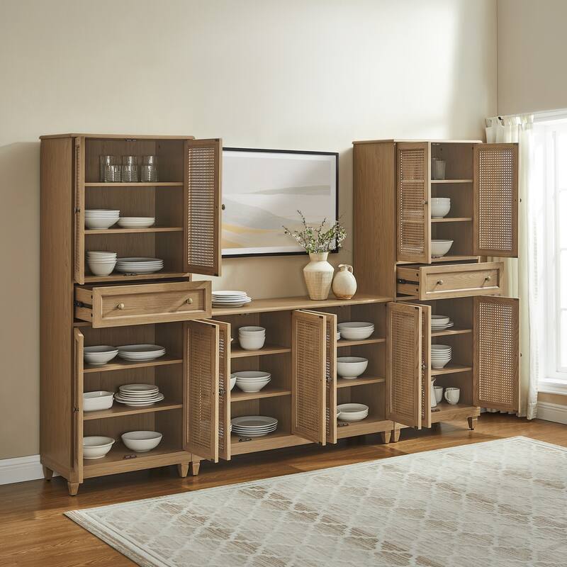 Katia 3-Piece Sideboard And Pantry Set