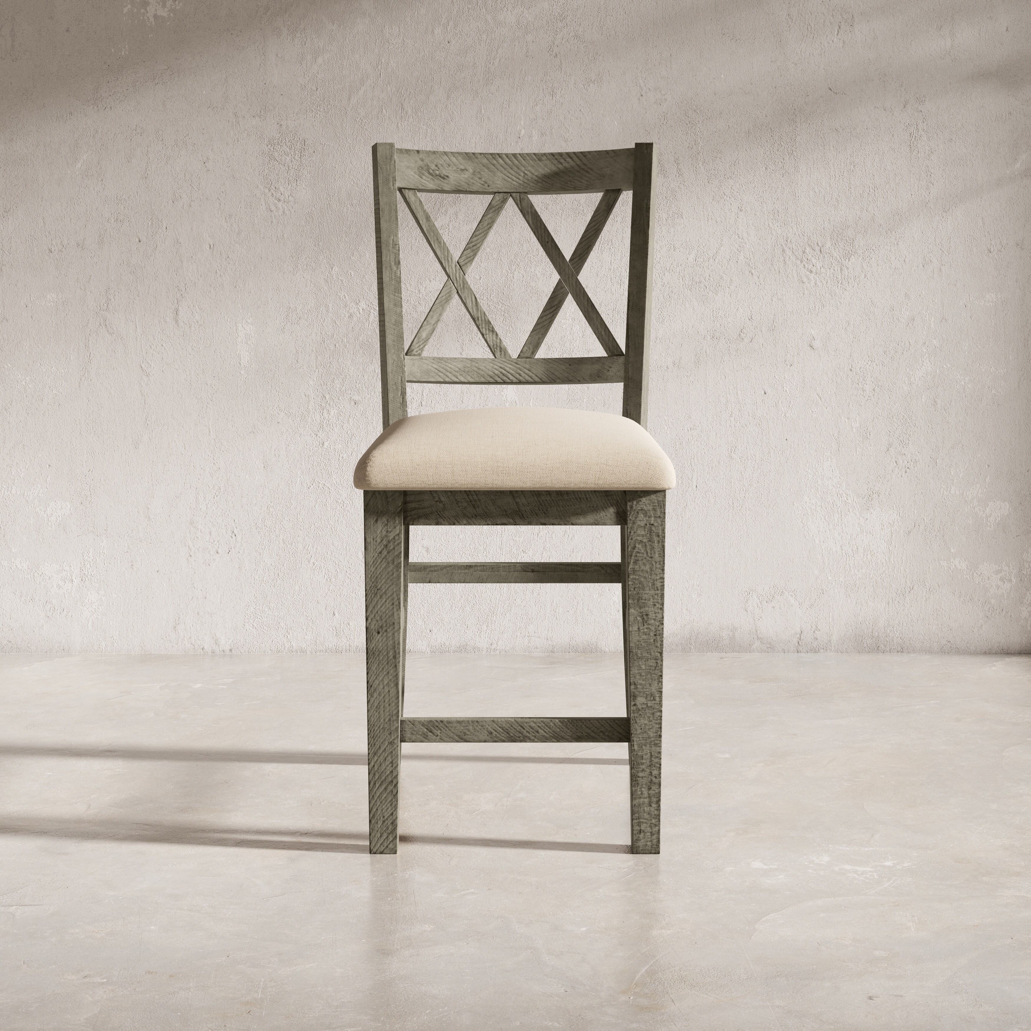 Telluride Rustic Distressed Pine Counter Stool Set of 2 by Jofran