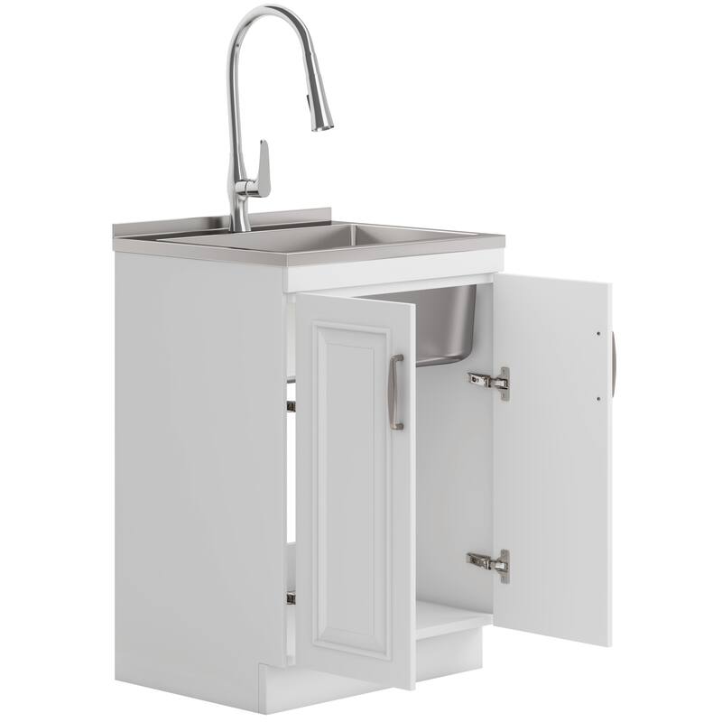 WYNDENHALL Gregg 20-inch Utility Sink & Cabinet