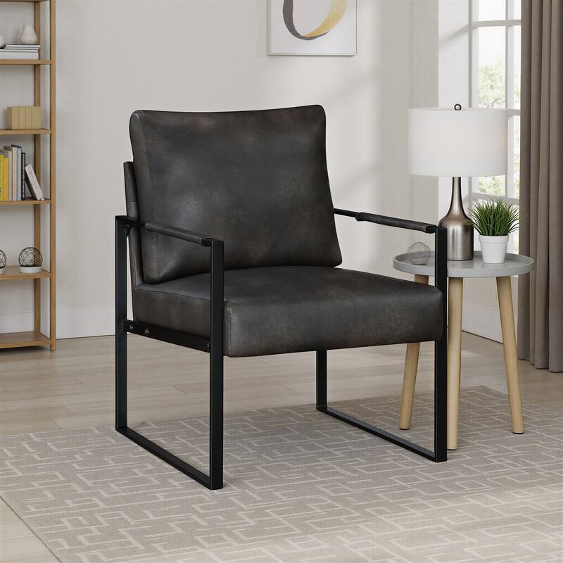 Fremont & Park Talbot Faux Leather Accent Chair