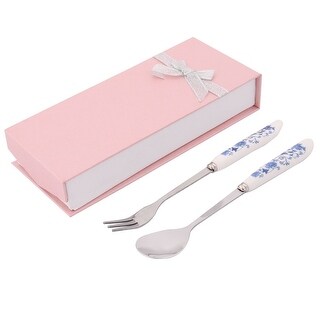 Shop Unique Bargains Stainless Steel Chopsticks Spoon Fork
