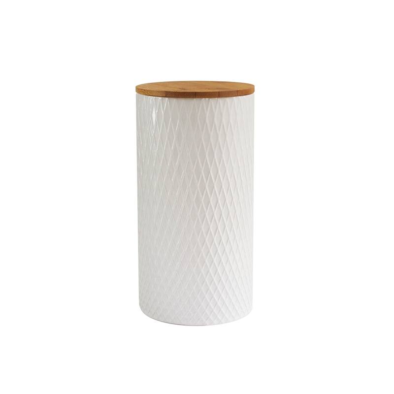 Diamond Embossed 4 PC Canister Set