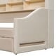 preview thumbnail 9 of 18, Convertible Twin Daybed with LED Armrests, Storage Shelving & Pop-Up Trundle by Harper&Bright Designs