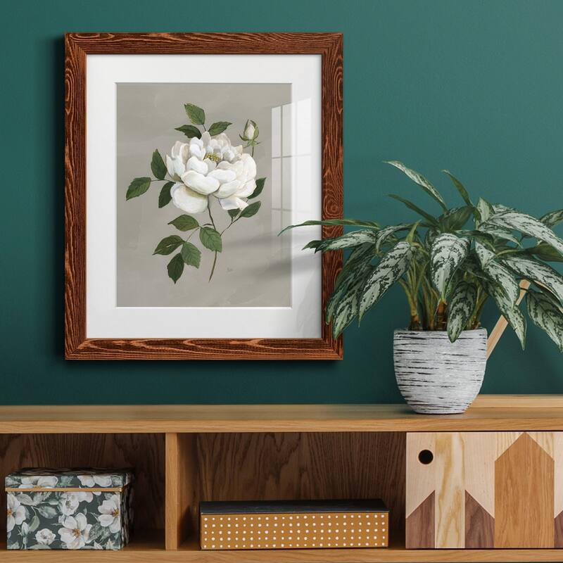 Botanical Rose-Premium Framed Print - Ready to Hang