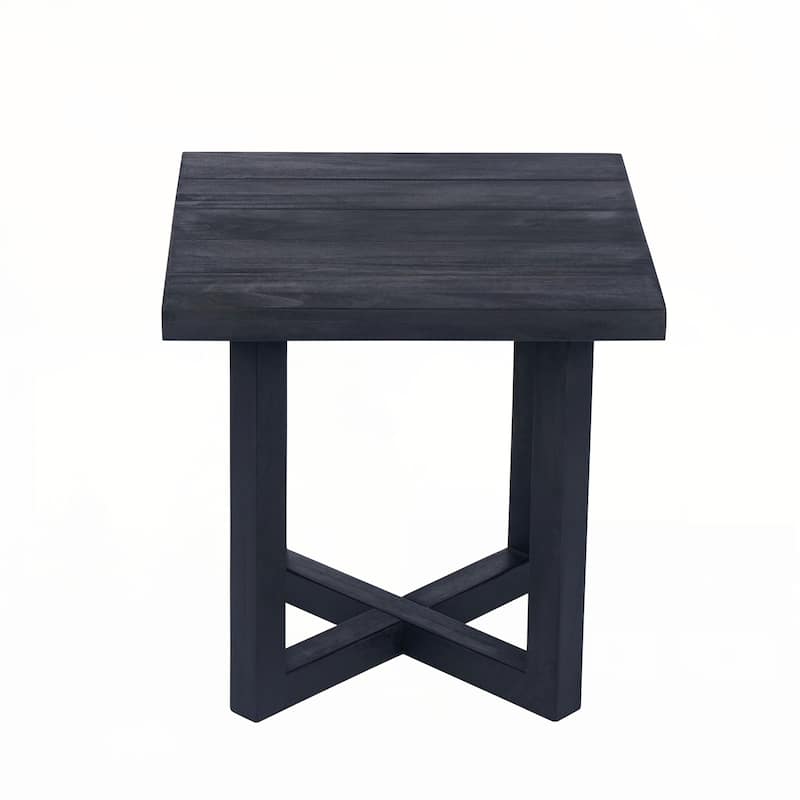 outdoor SQUARE SIDE TABLE, Black