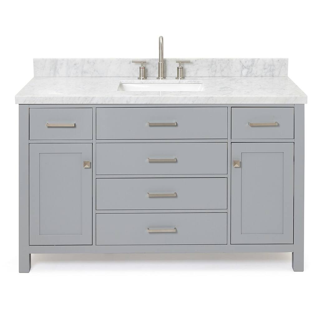 Ariel H055SCWRVO Bristol 55" Free Standing Single Rectangular Basin