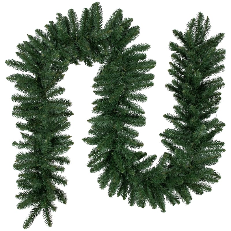 Buffalo Fir Artificial Christmas Garland - 9' x 12" - Unlit
