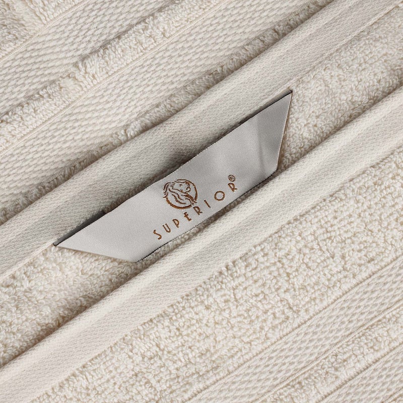 Superior Ultra-Soft Cotton Solid Medium Weight Bath Towel Set of 2