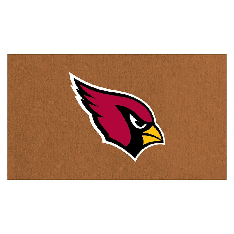 Arizona Cardinals Full Color Indoor/Outdoor Coir Mat - 28" x 16"