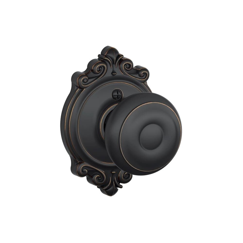 Shop Schlage F170 Geo Brk Georgian Non Turning One Sided Dummy