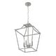 preview thumbnail 16 of 21, Hunter 15" Laurel Ridge 4-Light Lantern Pendant - Kitchen Island, Dining Room, Entry - Candle, Modern Farmhouse, Industrial