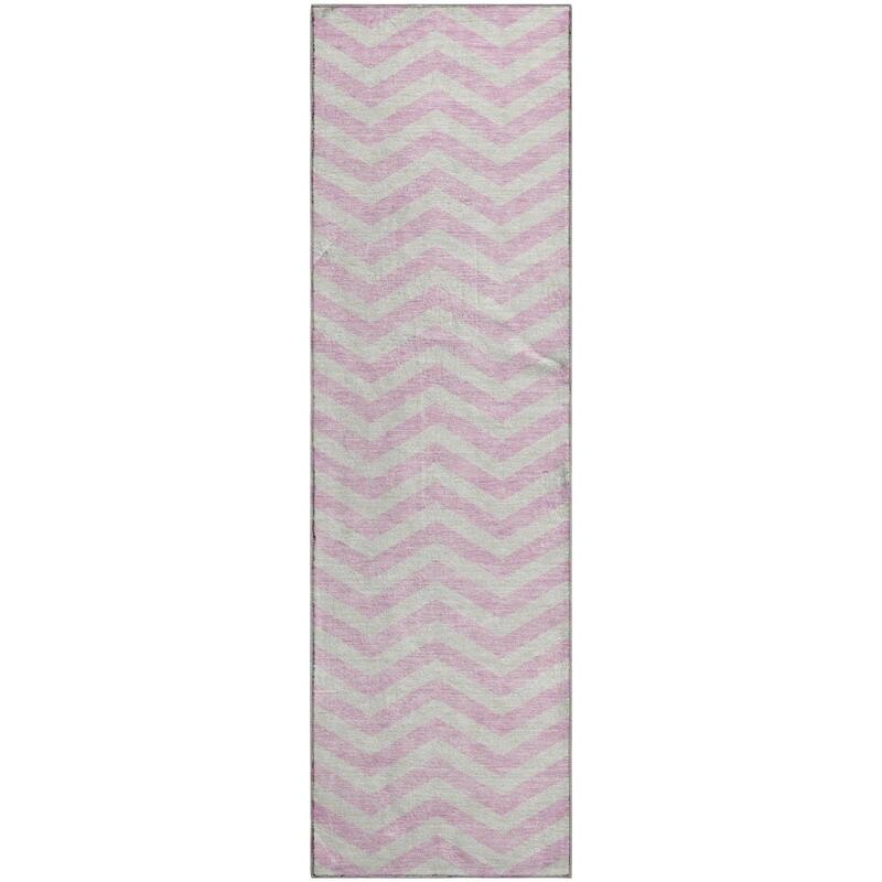 Premium Washable Super Soft Modern Chevron Mayfield Rug
