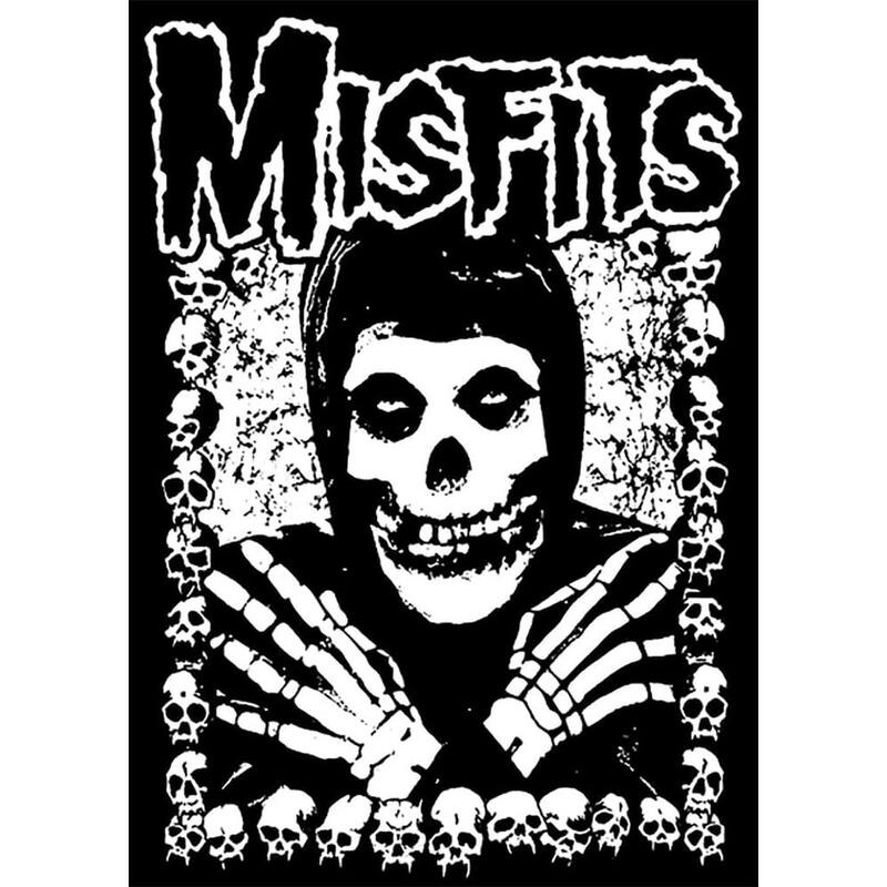 Misfits Skulls Surround Art Poster - 24 x 36 Inch