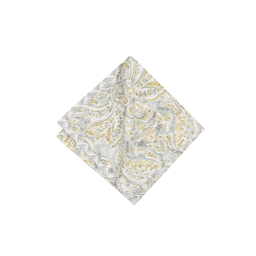 Volterra Damask Cotton Reversible Napkin Set of 6 - Set of 6