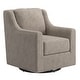 preview thumbnail 5 of 15, iNSPIRE Q Classic Orwyn Nailhead Slope Arm Swivel Chair Grey