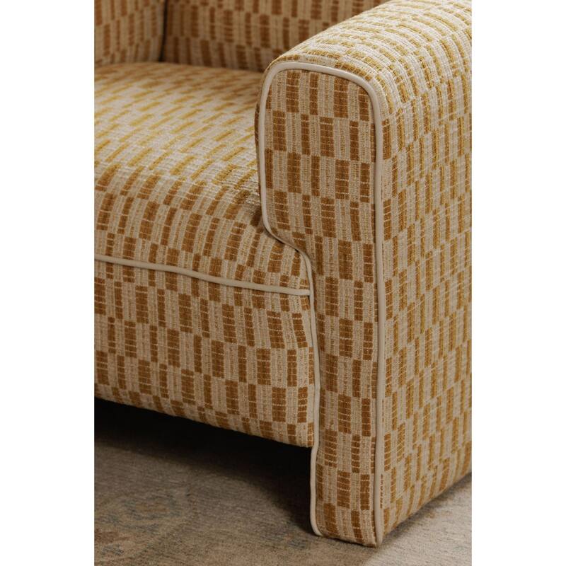 NADAAL STUDIOS Auden, Accent Chair With Rolled Arms - 34"W x32.7"D x28.9"H