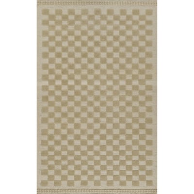 Momeni Willow Hand Woven Wool Checker Area Rug