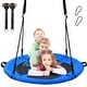 preview thumbnail 2 of 22, Trekassy 700lbs 40" Round Tree Swing with Handles for Kids 900D Oxford Waterproof 2pcs Tree Hanging Straps