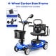 preview thumbnail 14 of 26, Folding Portable Mobility Scooter，Long-Range Battery Motorized Scooter for Seniors - N/A