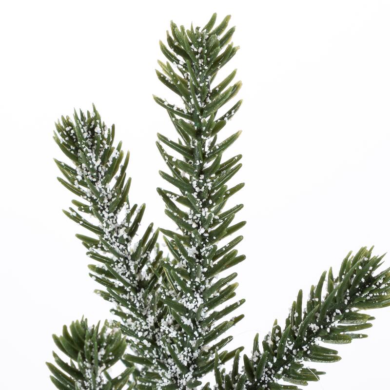 Set of 3 Holiday Pine Trees with Christmas Jingle Bell Base