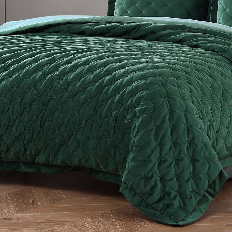 Bebejan 3 Piece Velvet Comforter Set