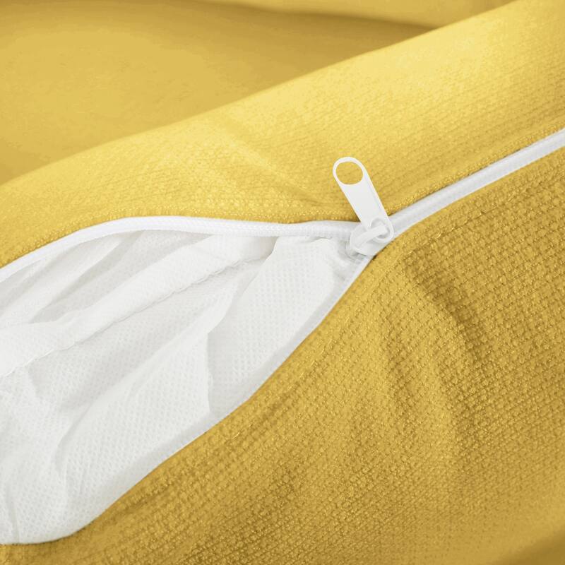 Modern 39.17" Upholstered Accent Chair with Wood Legs and Pillow for Living Room