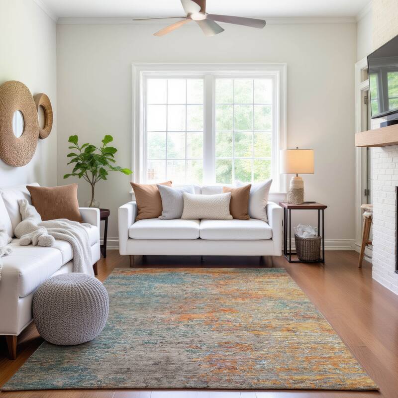 Premium Washable Super Soft Abstract Mayfield Rug