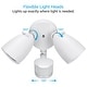 preview thumbnail 14 of 21, Dual-Head Integrated LED Wall Mount Flood Light with Motion Sensor, Outdoor Security Light, Waterproof