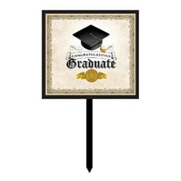 Shop 6ct Gold Ivory And Black Congratulations Graduate Cap And