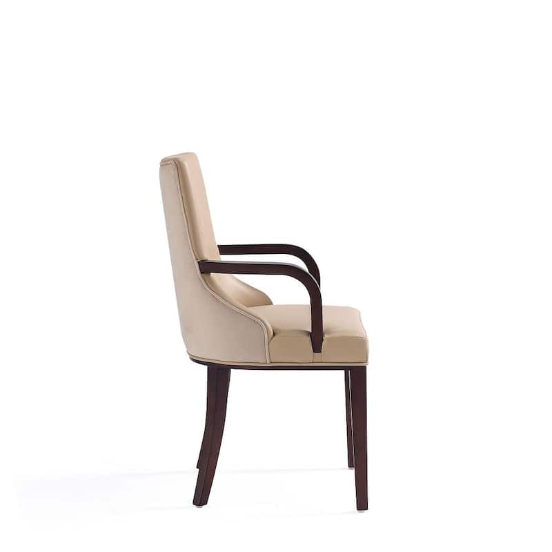 Manhattan Comfort Shubert Multi Piece Modern Faux Leather and Velvet Dining Chair Set