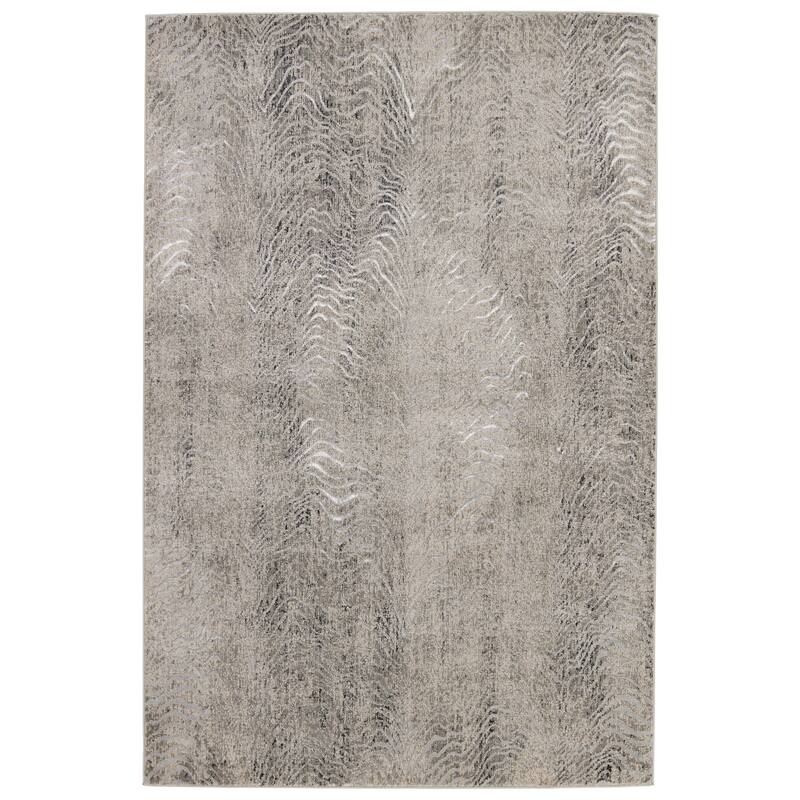 Safari Animal Pattern Area Rug - 6' 7" x 9' 6" - Gray/Taupe - Rectangle
