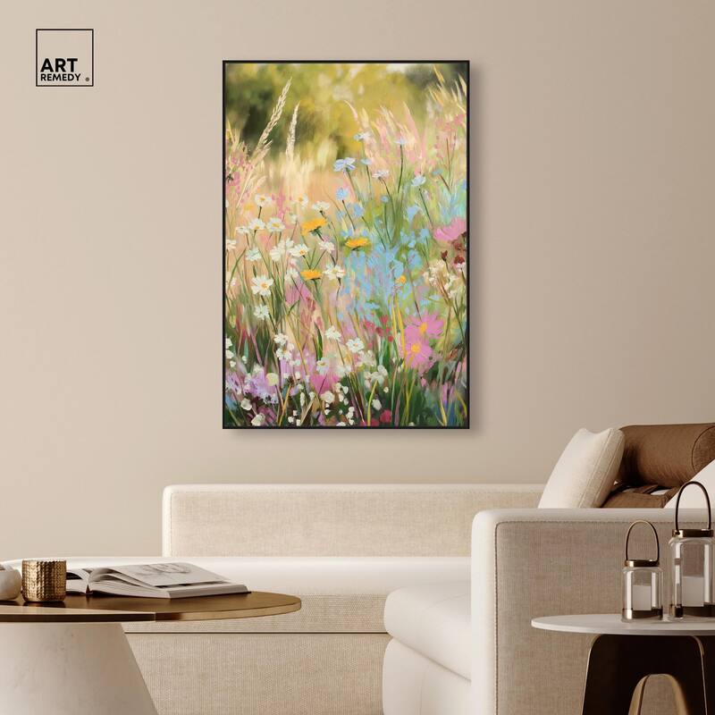 Floral Impressionism I Canvas by Art Remedy