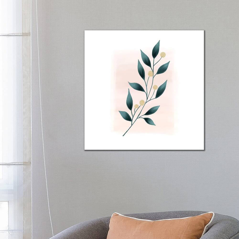 iCanvas "Botanical Minimalist Watercolor" by Nordic Print Studio Canvas Print