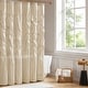 preview thumbnail 2 of 13, Madison Park Laurel Tufted Semi-Sheer Shower Curtain