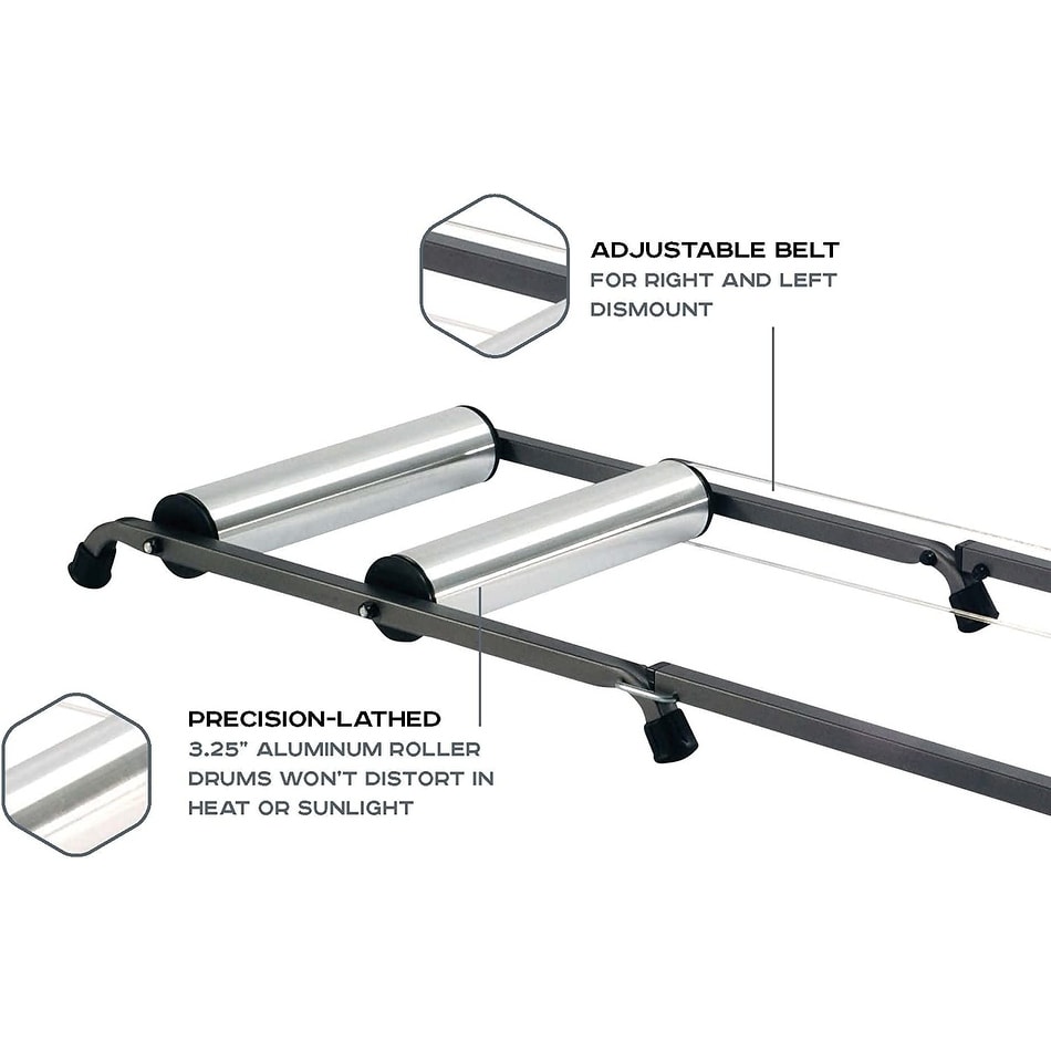 Saris Aluminum Bike Rollers for Indoor Bike Trainer Bed Bath