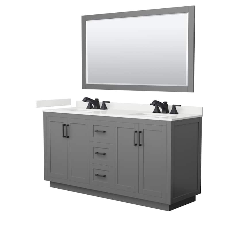 Wyndham Collection WCF292966D-QTZ-US3M58 Miranda 66" Free Standing
